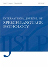 International Journal of Speech-Language Pathology雜志封面